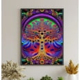 thumbnail image 2 of The Luminous Leaves - Psychedelic Tree Canvas Wall Art, 2 of 2