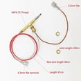 thumbnail image 5 of Nouveau Chauffe-Terrasse Extérieur M6x075 Tête Filetée avec Écrous de Raccordement d'Extrémité M8x1 Thermocouple 410 mm, 5 of 5