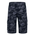 thumbnail image 6 of Men's Hiking Cargo Shorts Stretch Outdoor Camouflage Prints Camping Shorts, 6 of 9