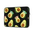 thumbnail image 2 of Bingfone Flowers Avocado Laptop Sleeve Case 13 Inch, 360° Protective Computer Carrying Bag, 2 of 9