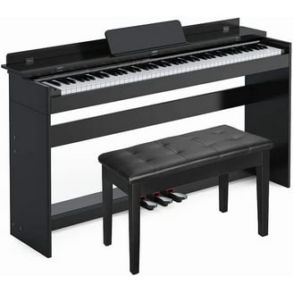 Privia 88-Note w/AiR Sound,USB, and Midi -Black - Walmart.com