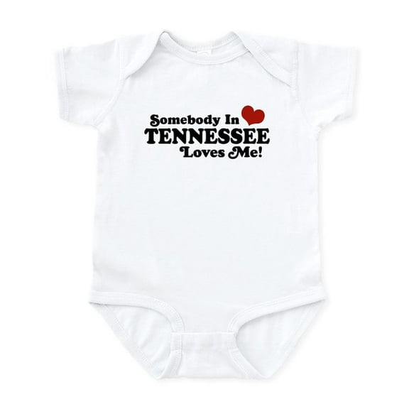 CafePress - Somebody In Tennessee Loves Me Infant Bodysuit - Baby Light Bodysuit, Size Newborn - 24 Months