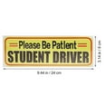 thumbnail image 4 of Reflective Car Stickers Reusable Safety Sign New Driver Rubber Magnet Film Student, 4 of 6
