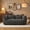 Black, variant on CKEASEAN 73"W Soft Beanbag Chair with Chenille Fabric, Loveseat Fireside Chair for Adults, 2 Seater Bean Bag Chair with Spacious Design, No Assembly Required, Design for Reading, No Assembly Required