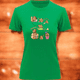 thumbnail image 3 of Playera Blusa De Capybara y Amigos Ropa Para Mujer Capibara Color Verde Talla Grande Marca Emil SaEs, 3 of 4