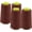 Dark Brown, variant on EVERLOCK Serger Thread – 4 Cones, 3000 Yards Each – 40 Weight, 2-Ply Spun Polyester – Strong, Low-Lint Overlock Thread for Serger Machines – All-Purpose Sewing & Finishing (Eggshell)