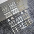 thumbnail image 4 of 4 Sheet / Set Nails Decal DIY Nail Art 3D Acrylic Engraved Nail Sticker Nail Art Decoration, 4 of 4