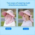 thumbnail image 2 of ✪ Womens Summer Outdoor Breathable Sunshade Fishing Caps Hats Floral Print Cap, 2 of 19