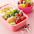 thumbnail image 4 of 20 Pieces of Mini Cute Cartoon Eyes Lunch Box Decoration Fork Fruit Fork Dessert Fork, 4 of 10