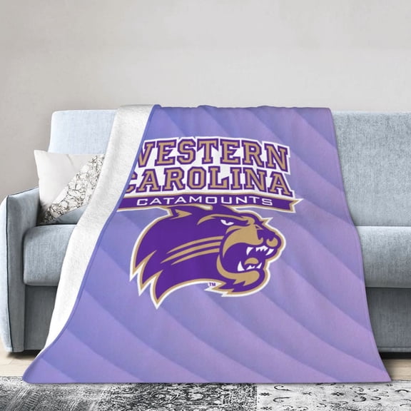 Western Carolina University Ultra-Soft Micro Fleece Blanket Multi-Size Flannel Blanket