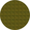thumbnail image 1 of Ahgly Company Machine Washable Indoor Round Transitional Olive Green Area Rugs, 5' Round, 1 of 7