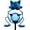 Cat, variant on GreaterGood Colorful Pet Silhouette Solar Powered Garden Stake Light – Glowing Yard and Garden Decor Accent Landscape Lighting
