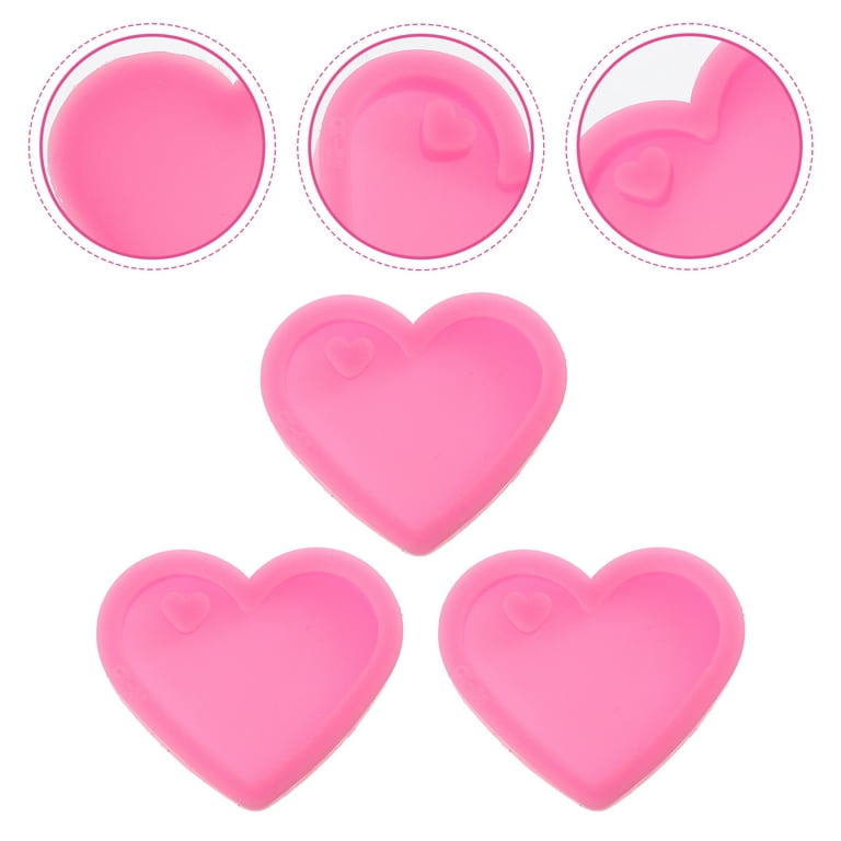 Homemaxs Mold Heart Molds Silicone Keychain Resin Pendant Casting Making Chocolate Mould Jewelry Candy Soap Chain Key Shaped, Women's, Size