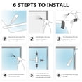 thumbnail image 3 of Miangastore Glass Window Film Simple Design Rectangular 1Set 45Cm x 300Cm, 3 of 8