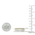 thumbnail image 5 of Dazzlingrock Collection 0.25 Carat (ctw) Round Lab Grown White Diamond Men's Hip Hop Wedding Band 1/4 CT, 10K Yellow Gold, Size 11.5, 5 of 6