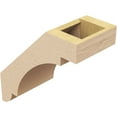 thumbnail image 5 of Ekena Millwork 5"W x 10"D x 10"H Aspen Rough Cedar Woodgrain TimberThane Knee Brace, Primed, 5 of 6