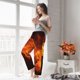 thumbnail image 5 of Fotbe Fiery Orange Flames Energy Pantalones de Pijama para Mujer, Pantalones de Dormir, Pantalones Pj con Cordón y Bolsillos-X-Large, 5 of 6
