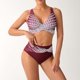 thumbnail image 1 of Traje de baño de dos piezas con estampado de moda y cintura alta para mujer, tankini, traje de baño de dos piezas para mujer, tankinis para mujer, traje de baño de 2 piezas para mujer, trajes de baño, 1 of 8