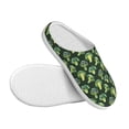 thumbnail image 3 of Balery Broccoli 3 Pattern Women's Fuzzy Memory Foam Slippers Fluffy Winter House Shoes Indoor and Outdoor-40/41, 3 of 7