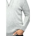 thumbnail image 5 of X RAY JEANS Mens Quarter-Zip Pullover Sweater, Grey Marble, M, 5 of 5