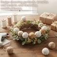 thumbnail image 4 of 8 Pcs Jute Rope Decorative Balls, Natural Cotton Knot Orbs for Bowl Filler, Rustic Coastal Farmhouse Decor, Wedding Centerpiece & Living Room Decoration (Dia - 3Inch), 4 of 4