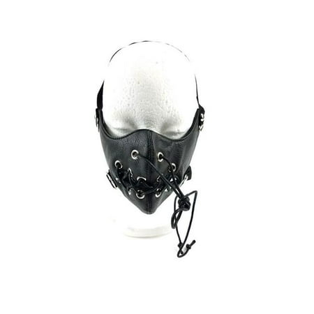 Kayso SPML012 Black Face Mask with Laces
