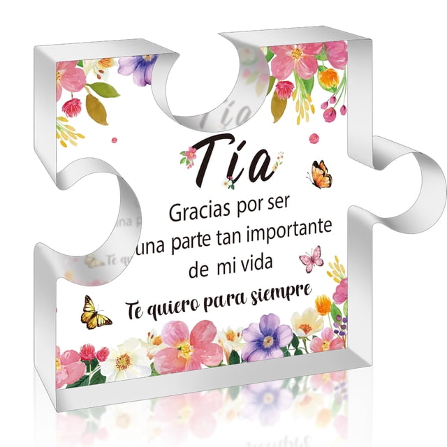 Pisapapeles acrílico Yopyame Aunt Gift 8x11 cm Puzzle