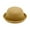Khaki, variant on Xfvqtps Mens and Womens Bowler Fedora Hats Curled Round Brim Solid Color British Style Elegant Retro Fall Winter Bucket Hat Black