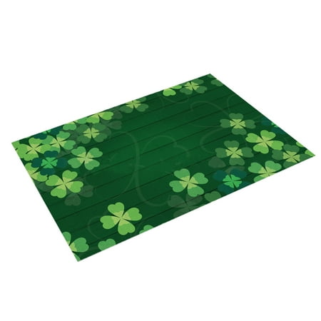 

Saint Patricks Day Decorations round Table Kitchen Set St Patricks s Day Placemats Scandinavians Irish Day Plaid Decorative Placemats Insulated Tablecloths