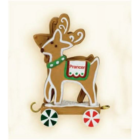 Hallmark Ornament 2009 Santa's Sleigh Collection - Prancer/Vixen