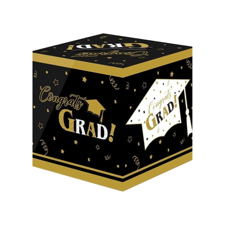 Graduation Gift Card Storage Box Multi-Purpose Money Holder Container for Graduation Party Decor and Gathering