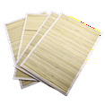 thumbnail image 4 of Set of 4 Piece Environmental Friendly Bamboo Table Placemats Natural, 4 of 5