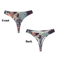 thumbnail image 3 of Balery Astronaut With American Flag Tangas de Algodón para Mujer con Estampado – Ropa Interior Sexy, Transpirable, G-string-Medium, 3 of 6