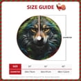 thumbnail image 2 of Sikiie Realistic Style Colorful Wolf Nativity Christmas Tree Skirt, Jesus Christian Winter Holiday Tree Mat Decoration(30-48IN)30", 2 of 6
