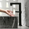 thumbnail image 2 of Single Hole Bathroom Sink Faucet, Deck Mounted Lever Handle Vessel Sink Faucet, 2 of 5