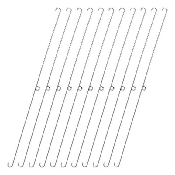 11Pcs x torsion spring-Silver