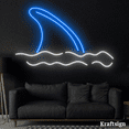 thumbnail image 4 of Craftnamesign Shark Fin Neon Sign, Shark Wall Art, Shark Decor, Shark Sign, 4 of 4