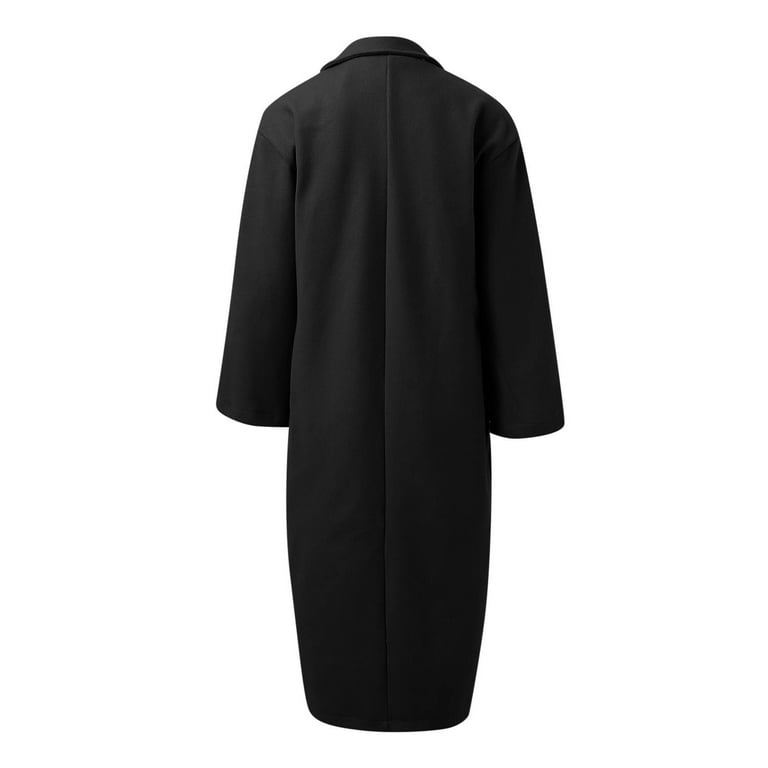 Herrnalise Womens Long Double Breasted Winter Coats Classic