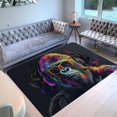 thumbnail image 1 of Monkey Rug & Home Decor-Cool Gorilla Black Area Rugs-Animal Monkey Rug Carpet Durable & Non-Slip Modern Rugs for Living Room Bedroom Man Cave Decorative-C84XE, 1 of 7