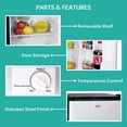 thumbnail image 2 of Koolatron 1.7 Cu.Ft Thermoelectric Heat Pipe Truck Fridge (48L), 2 of 6