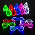 thumbnail image 1 of Gafas LED FathIsooc, 25 paquetes de 5 colores de neón para niños y adultos, 1 of 5