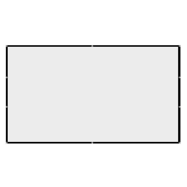 Pantalla de proyección plegable portátil para cine en casa, camping, interior y exterior, pantalla de proyección para películas