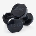 thumbnail image 1 of Mancuernas de Vinilo Decathlon Nyamba 8336580 5.0 Kg Negro, 1 of 4