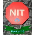 thumbnail image 2 of Nit Button Set for Texas Hold'em and Omaha Poker (Pack of 10) - Enhance Your Play with Professional Chips for The Stand-Up Game As Featured on The Lodge and Hustler Live Streams, 2 of 3