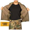 thumbnail image 4 of Hot Shot Men’s Flannel Lined Camo Hunting Jacket – Camouflage Outdoor Jacket for Men, 4 of 7