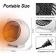 thumbnail image 5 of Small Desktop Heater, 500W Portable Heater, Fast Heat Up, Overheat And Tilt Protection, Safe And Portable, Energy Saving, 5 of 5