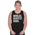 thumbnail image 5 of Worlds Okayest Nana Grandmother Funny Tank Top Tee Shirt Women Brisco Brands S, 5 of 6