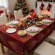 thumbnail image 3 of Decoraciones de Mesa de Navidad Mantel de Navidad Mantel de Mesa Cubierta de Mesa Cubierta de Mesa de Cabina Mantel de Navidad Mantel Dibujado Suministros de Fiesta de Navidad Máquina Lavable, 3 of 6
