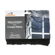 Way To Celebrate Halloween Freaky Fabric Decor - Black - 23 inch x 67 inch