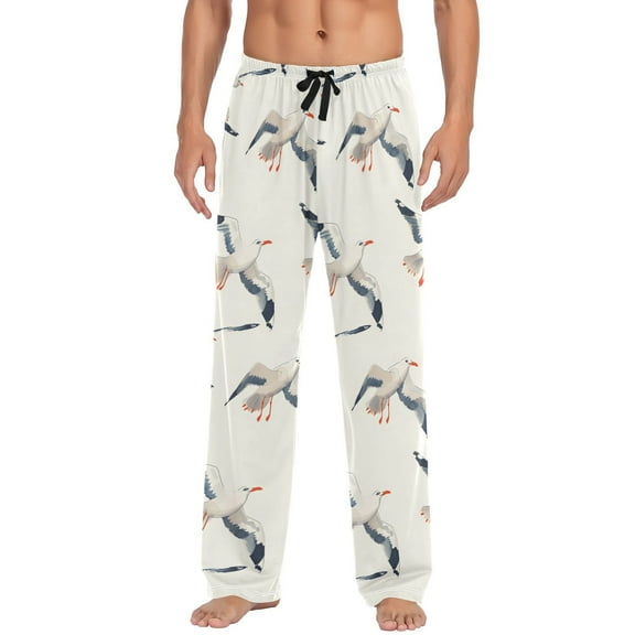 Seagull Men's Pajama Pants with Pocket Lounge Pants Pajama Sleep Pant Pj Comfortable